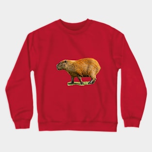 Capy on the move Crewneck Sweatshirt